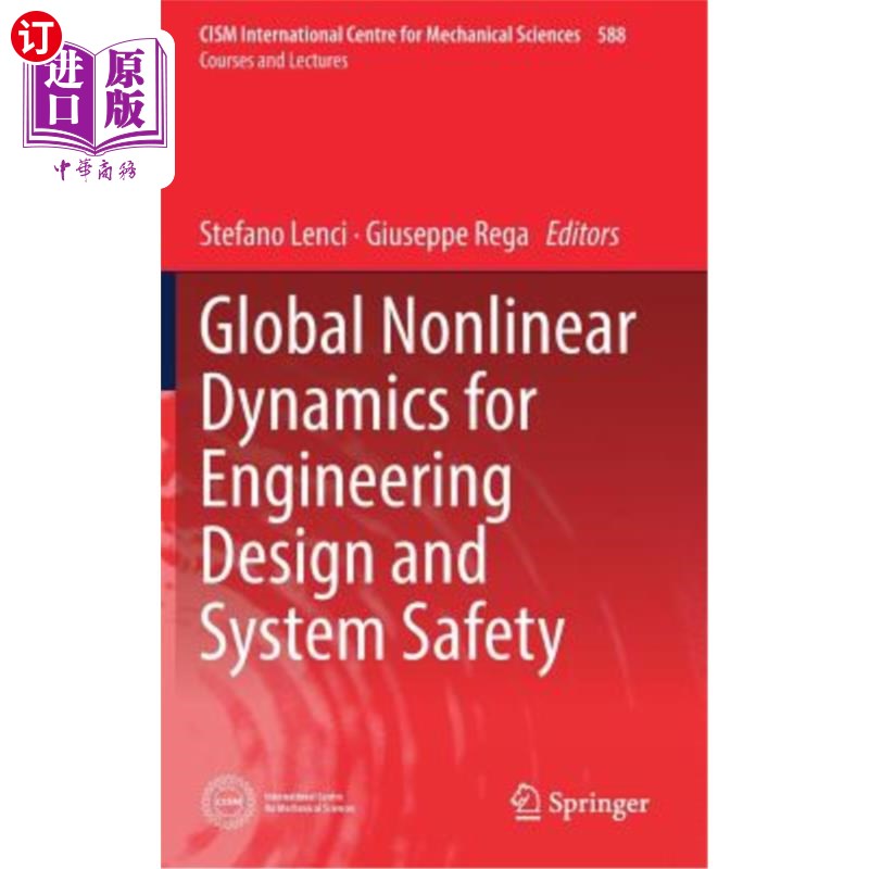 海外直订Global Nonlinear Dynamics for Engineering Design and System Safety 工程设计和系统安全的全局非线性动力学