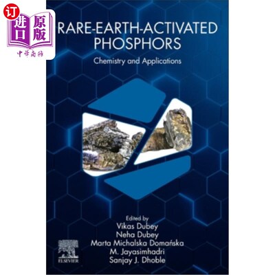 海外直订Rare-Earth-Activated Phosphors: Chemistry and Applications 稀土活化荧光粉:化学和应用
