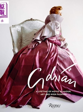 预售 好莱坞电影传奇服装设计师 Adrian Greenberg 阿德里安 进口艺术 Rizzoli 服装设计集【中商原版】