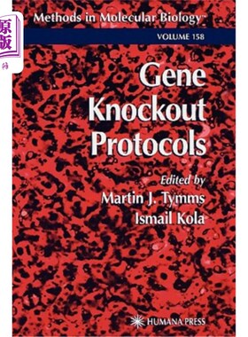海外直订Gene Knockout Protocols 基因敲除协议