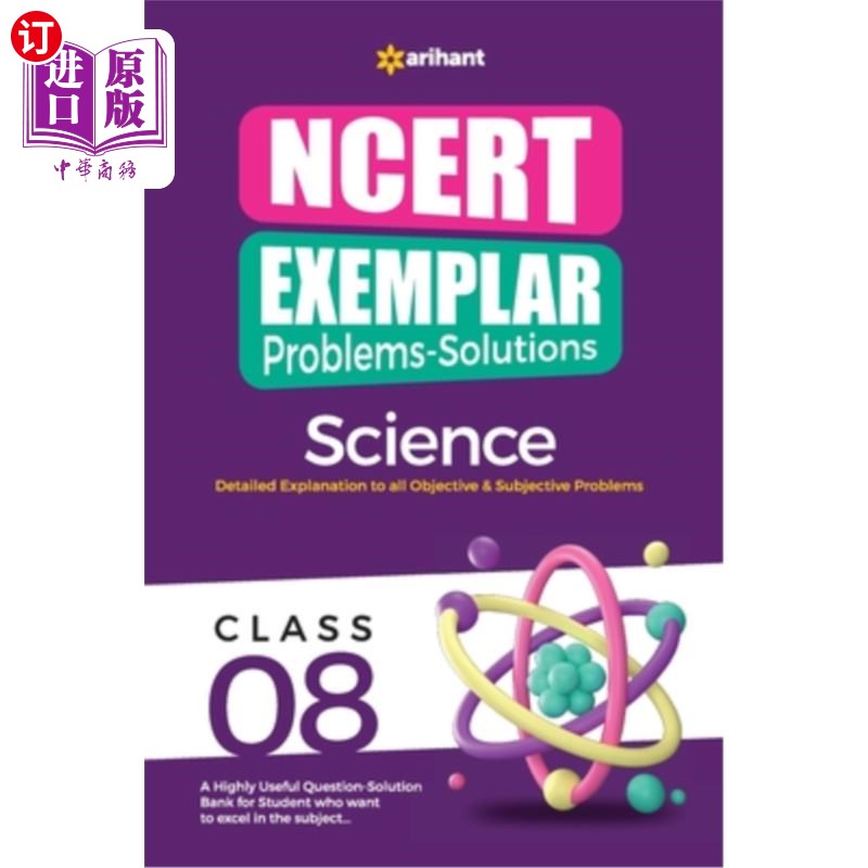 海外直订NCERT Exemplar Problems-Solutions Science class 8th NCERT范例问题-解决方案科学第八课