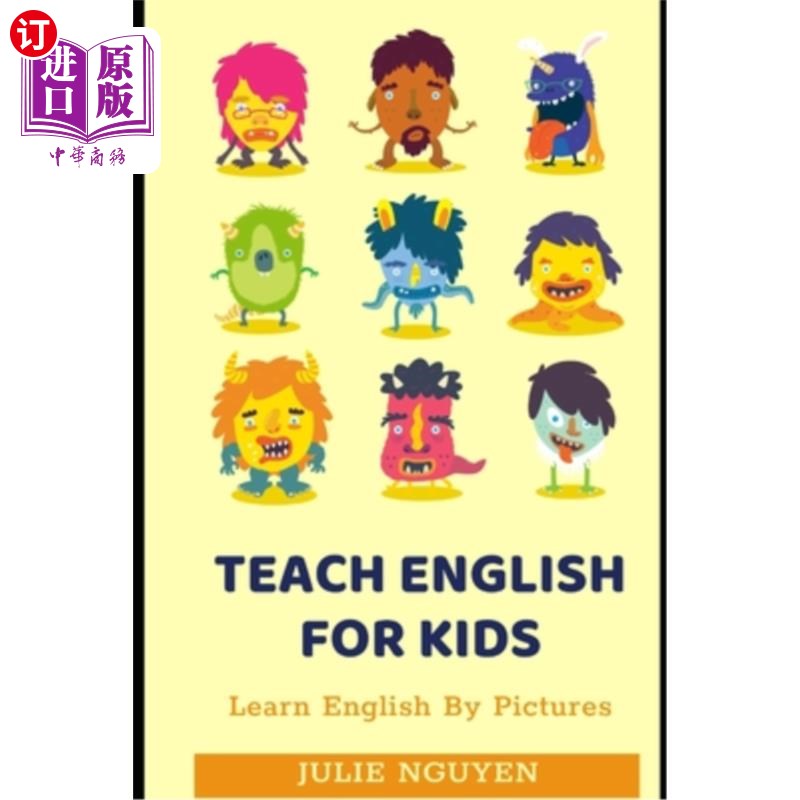 海外直订Teach English For Kids: Learn Engklish By Picture 教孩子英语：通过图片学习英语