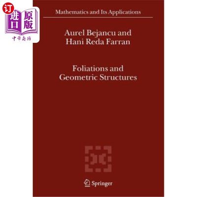 海外直订Foliations and Geometric Structures 叶理和几何结构