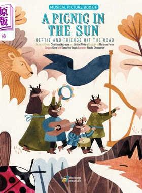 Marianne Ferrer A Picnic in the Sun Bertie Hit the Road 阳光下的野餐 英文原版进口图书 儿童绘本故事图画书【中商原版?