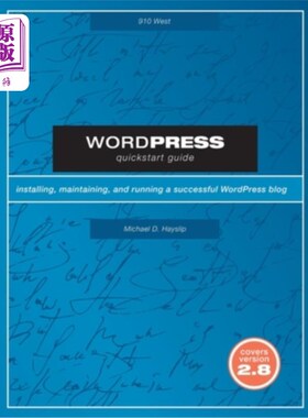 海外直订WordPress Quickstart Guide WordPress快速入门指南