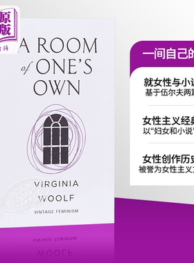 伍尔芙 一间自己的房间 英文原版 女性主义经典短篇 A Room of One's Own (Vintage Feminism Short Edition) Virginia Woolf