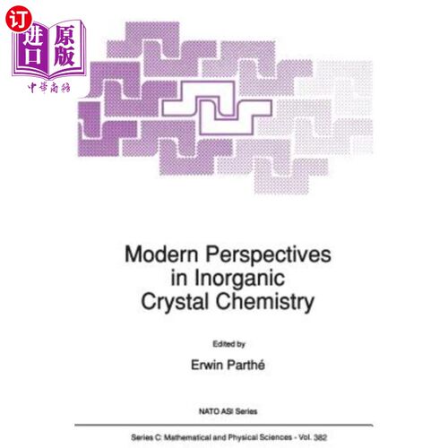 海外直订Modern Perspectives in Inorganic Crystal Chemistry 无机晶体化学的现代展望