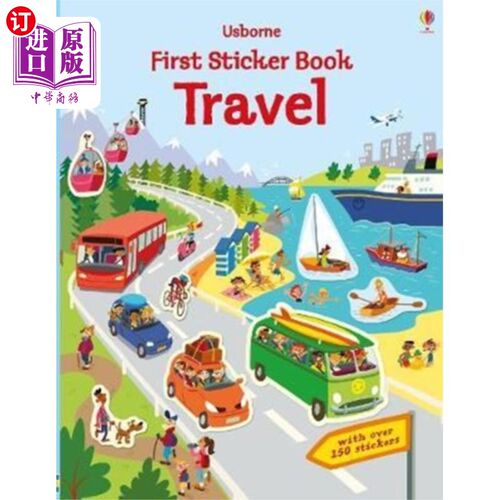 海外直订First Sticker Book Travel 第一本贴纸书旅行