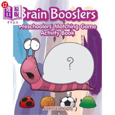 海外直订Brain Boosters: Preschoolers' Matching Game Activity Book 大脑助推器：学龄前儿童配对游戏活动书