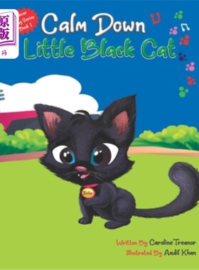 海外直订Calm Down Little Black Cat: Clever Baby Series (Book 1) 冷静的小黑猫:聪明宝宝系列(第一册)