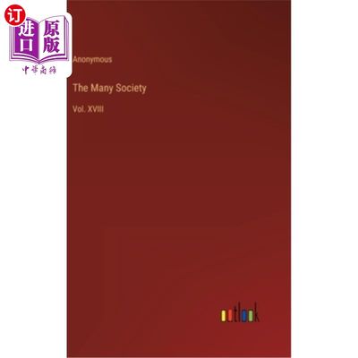 海外直订The Many Society: Vol. XVIII 多元社会:第十八卷