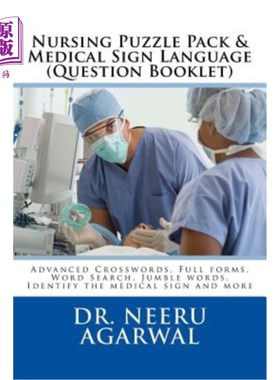 海外直订医药图书Nursing Puzzle Pack & Medical Sign Language (Question Booklet): Advanced Crosswo 护理字谜包&医疗手