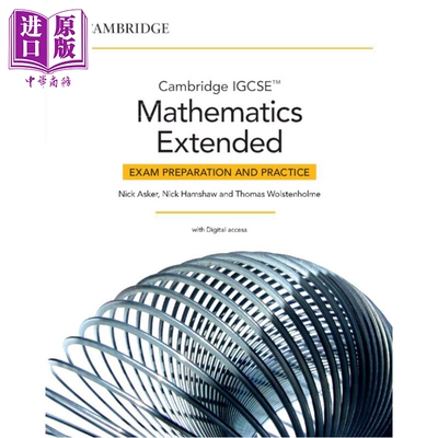 Cambridge IGCSE Mathematics Extended Exam Preparation and Practice with Digital Access 2 Years 剑桥IGCSE【中商原版】
