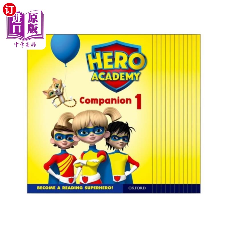 海外直订Hero Academy: Oxford Levels 1-6, Lilac-Orange Bo... 英雄学院:牛津1-6级，紫丁香-橙色书带:同伴1类包