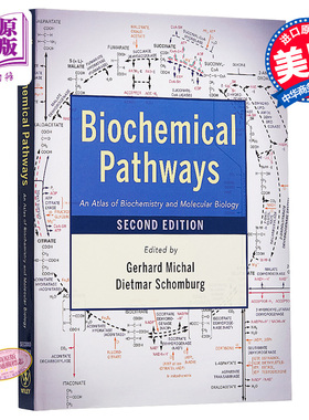 现货 Biochemical Pathways 英文原版 生化途径：生物化学与分子生物学图集（第2版） Dietmar Schomburg【中商原版】