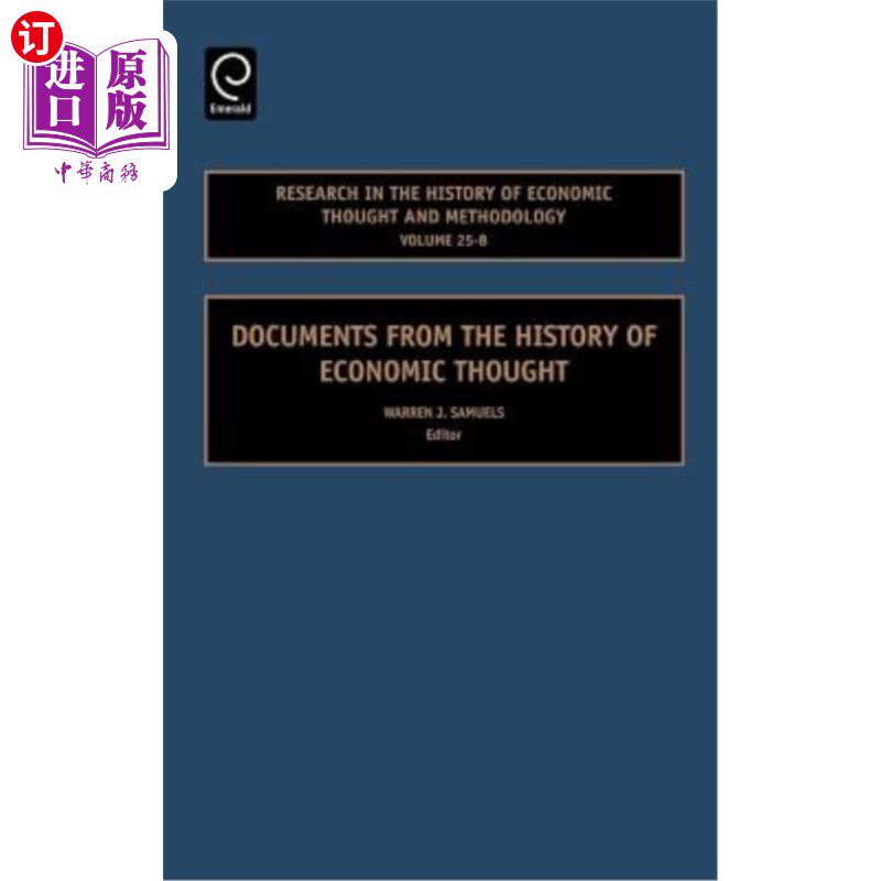 海外直订documents from the history of economic thought 经济思想
