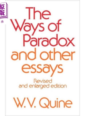 预售 The Ways of Paradox and Other Essays 英文原版 威拉德·范·奥曼·蒯因 悖论之路及其他选集【中商原版】科普读物