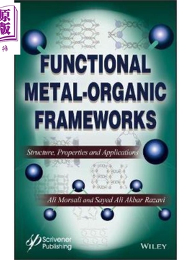 现货 功能化金属 Functionalized Metal Organic Frameworks 英文原版 Ali Morsali【中商原版】
