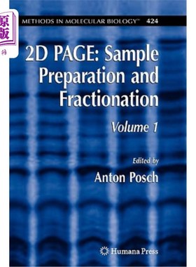 海外直订2D Page: Sample Preparation and Fractionation: Volume 1 2D页：样品制备和分馏：第1卷