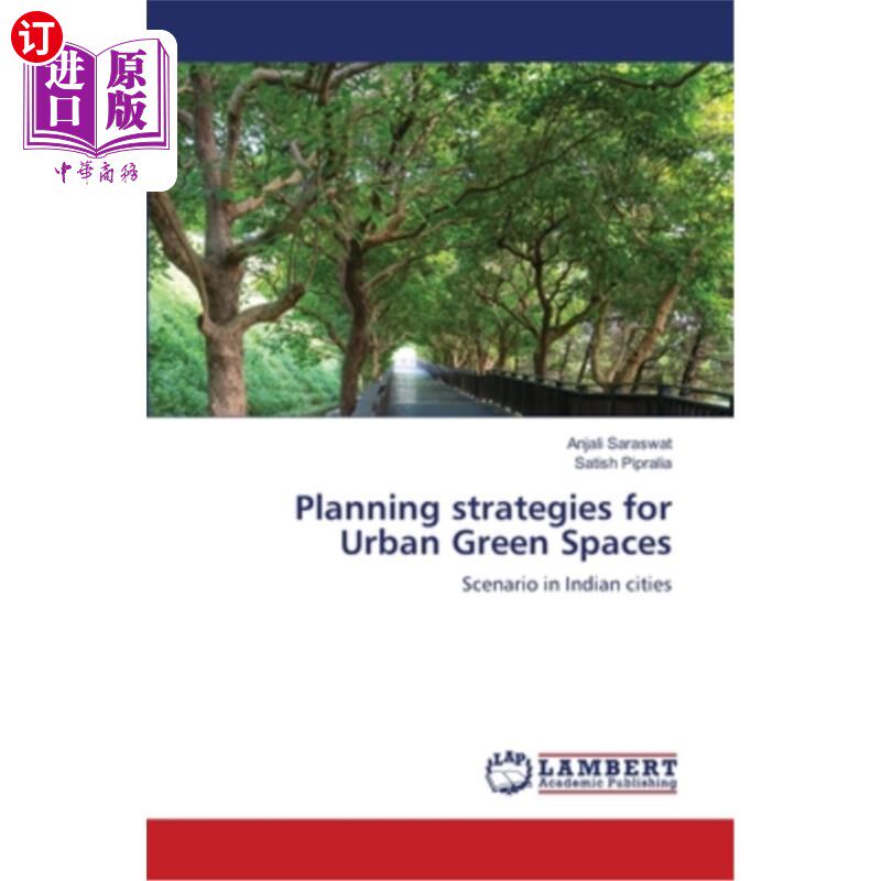 海外直订Planning strategies for Urban Green Spaces 城市绿地的规划策略