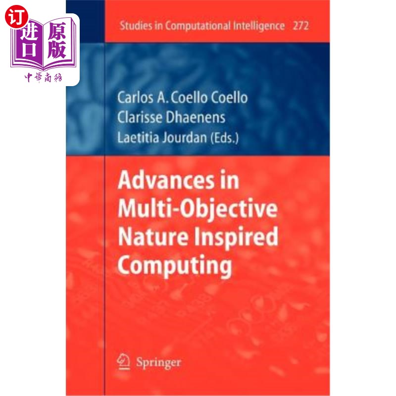 海外直订Advances in Multi-Objective Nature Inspired Computing 多目标自然启发计算研究进展