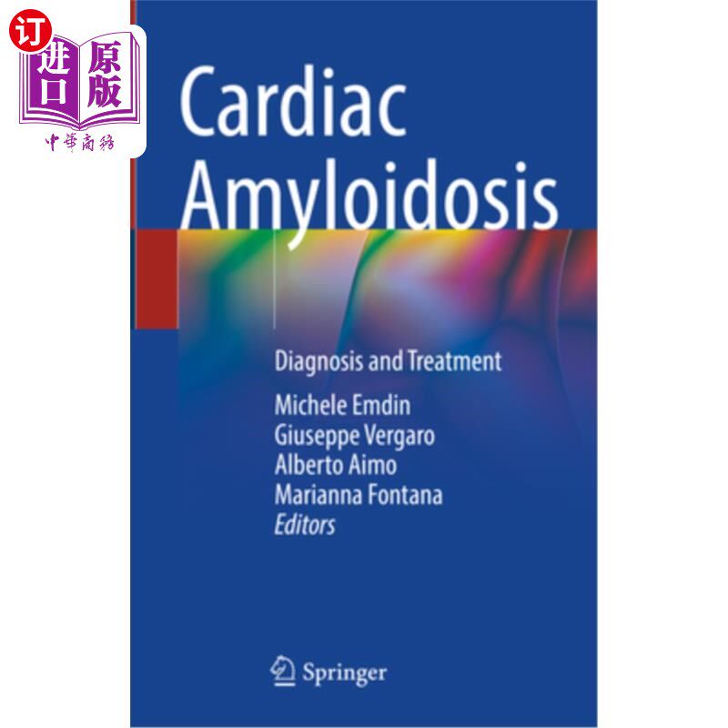 海外直订医药图书Cardiac Amyloidosis: Diagnosis and Treatment 心脏淀粉样变性：诊断和治疗