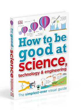 DK儿童stem创新思维培养 DK图解科学 学业辅导【中商原版】英文原版How to be Good at Science思维训练6-12岁精装 STEM进口?