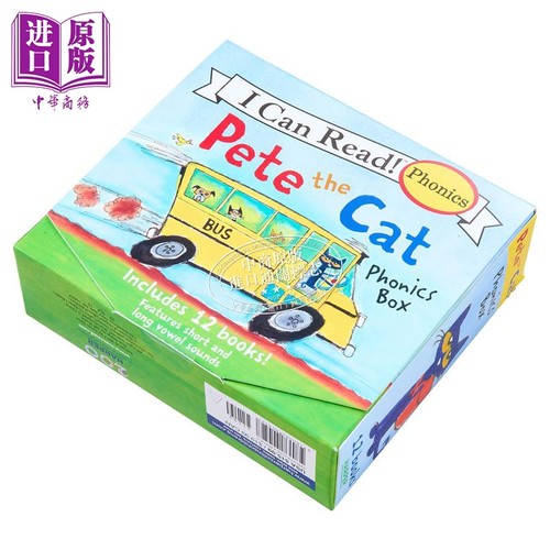 皮特猫自然拼读盒装12册