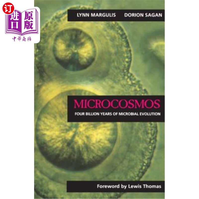 海外直订Microcosmos: Four Billion Years of Microbial Evolution 微观世界：40亿年的微生物进化