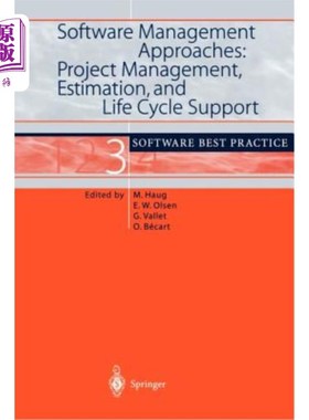 海外直订Software Management Approaches: Project Management, Estimation, and Life Cycle S 软件管理方法：项目管理、评
