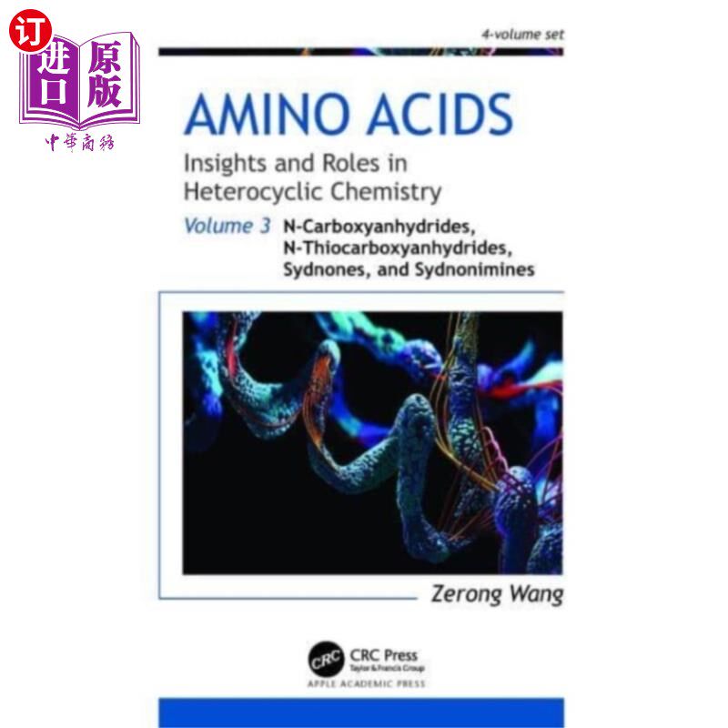 海外直订Amino Acids: Insights and Roles in Heterocyclic ... 氨基酸:在杂环化学中的见解和作用