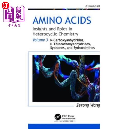 海外直订Amino Acids: Insights and Roles in Heterocyclic ... 氨基酸:在杂环化学中的见解和作用