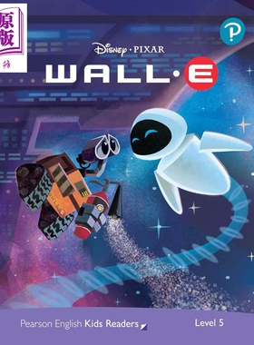 英文原版 级别5 迪士尼儿童读物 机器人总动员 含音频Level 5 Disney Kids Readers WALL-E Pack Pearson English【中商原版?