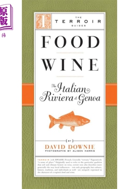 预售 NYRB 纽约书评系列 意大利里维埃拉与热那亚美食美酒 Food Wine The Italian Riviera Genoa 英文原版 David Downie 生活休闲