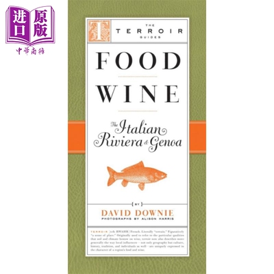 预售 NYRB 纽约书评系列 意大利里维埃拉与热那亚美食美酒 Food Wine The Italian Riviera Genoa 英文原版 David Downie 生活休闲