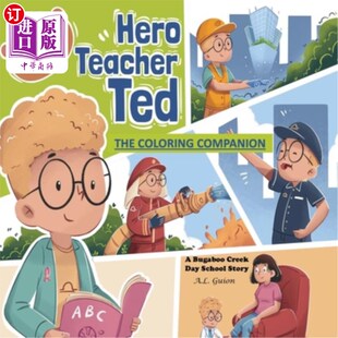 The Ted Coloring Companion 着色伙伴 海外直订Hero 英雄老师泰德 Teacher