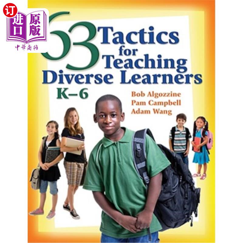 海外直订63 Tactics for Teaching Diverse Learners, K-6 63种不同学习者的教学策略，K-6
