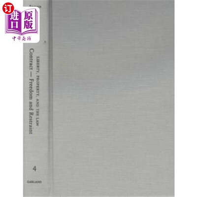 海外直订Contract - Freedom and Restraint 契约——自由与约束