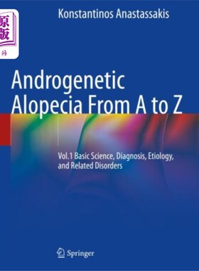 海外直订医药图书古英语 Androgenetic Alopecia From A to Z 雄激素性脱发从A到Z