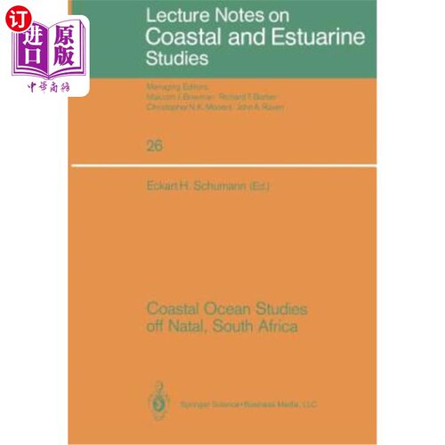 海外直订Coastal Ocean Studies Off Natal, South Africa 南非纳塔尔海岸海洋研究