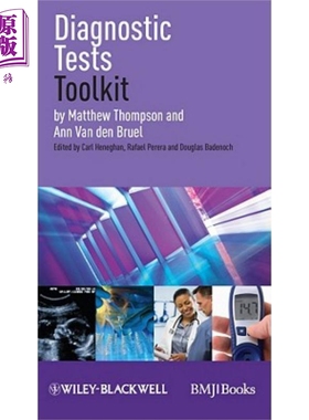 现货 诊断测试工具包 第3版 Diagnostic Tests Toolkit 英文原版 Matthew Thompson Ann van den Bruel 【中商原版】 Wiley