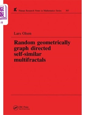 海外直订Random Geometrically Graph Directed Self-Similar... 随机几何图定向自相似多重分形