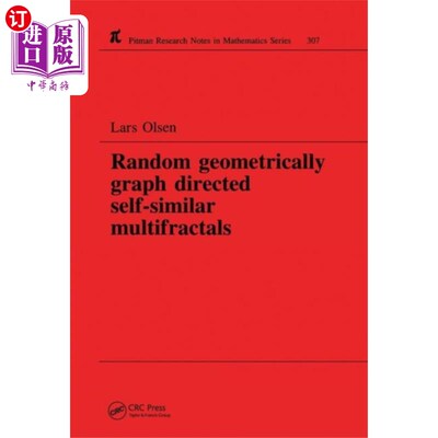海外直订Random Geometrically Graph Directed Self-Similar... 随机几何图定向自相似多重分形