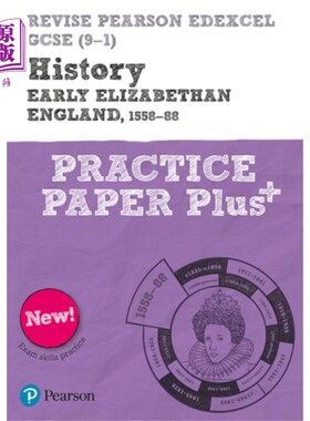 海外直订Pearson REVISE Edexcel GCSE History Early Elizab... 皮尔逊修订埃德克斯GCSE历史早期伊丽莎白时期英国实践论文加
