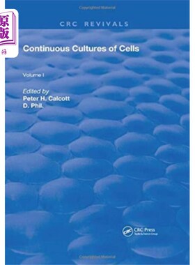 海外直订Continuous Cultures Of Cells 细胞连续培养
