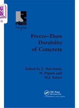 海外直订Freeze-Thaw Durability of Concrete 混凝土冻融耐久性