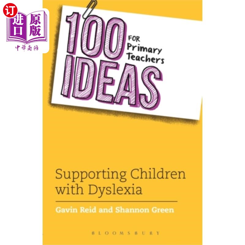 海外直订100 Ideas for Primary Teachers: Supporting Child... 小学教师的100个建议:支持有阅读障碍的儿童