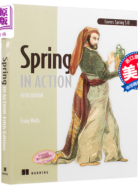 现货 Spring实战 第5版 英文原版 Spring in Action 5TH ed Craig Walls【中商原版】