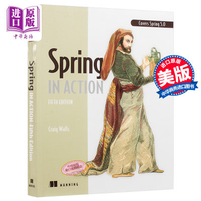 现货 Spring实战 第5版 英文原版 Spring in Action 5TH ed Craig Walls【中商原版】