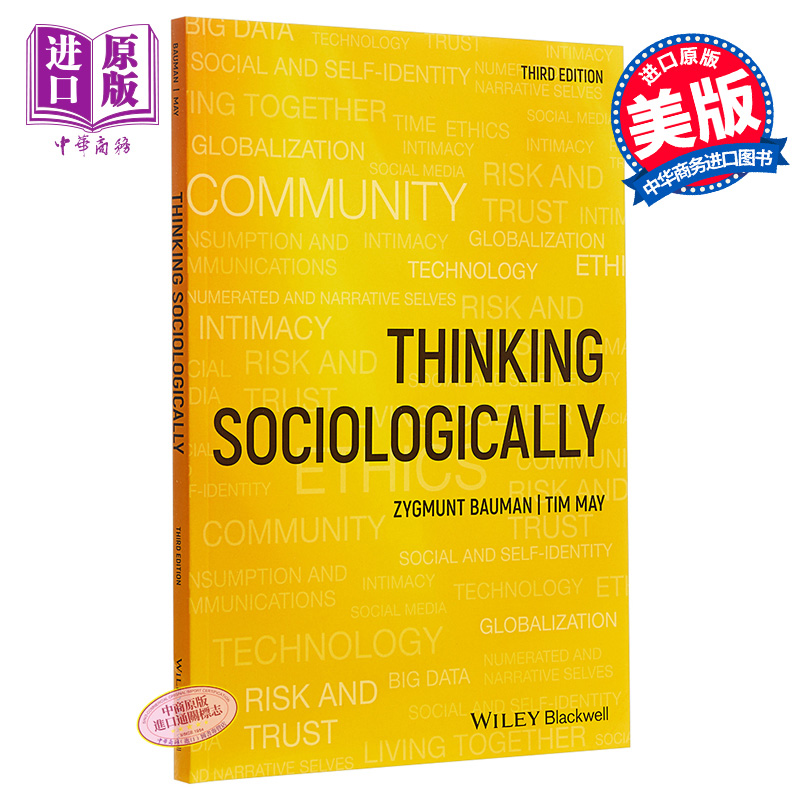现货 Thinking Sociologically, 3rd Edition 英文原版 齐格蒙·鲍曼：社会学之思（第3版） Zygmunt Bauman/Tim May【中商原版】